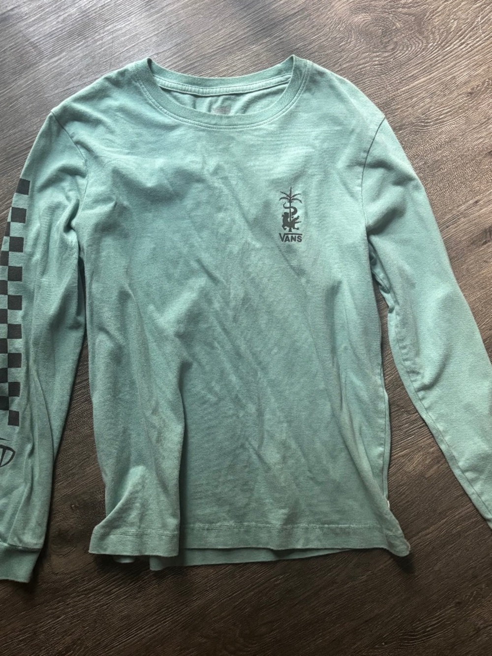 Rare Mint Vans x Fabiana Delfino collab Long Sleeve Checkerboard T-Shirt